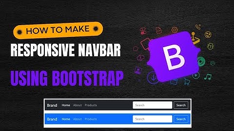 How to make bootstrap navbar responsive |How to make navbar in bootstrap 5 | bootstrap5 #bootstrap5