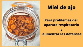 Miel de ajo y limón | Remedio casero