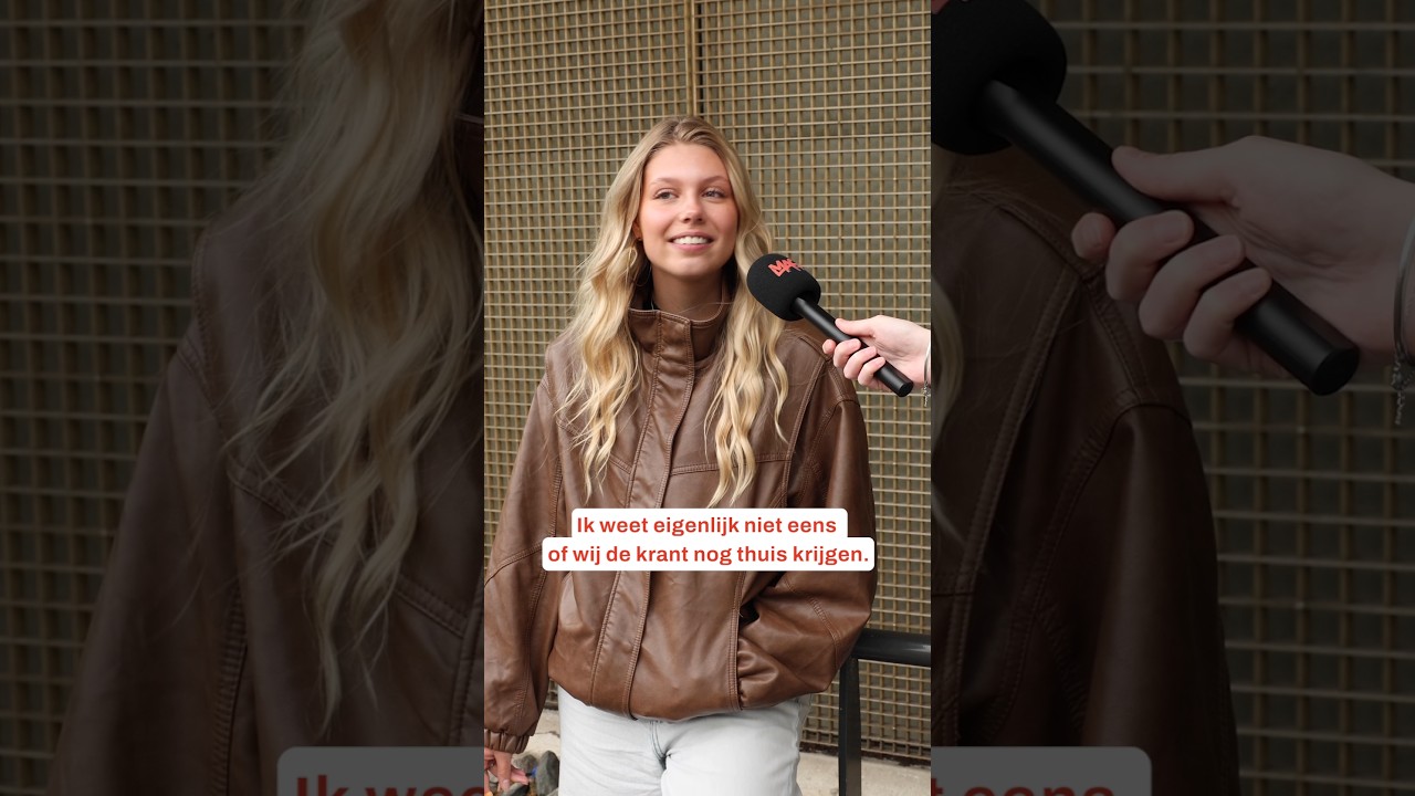 MAG ik wat vragen: Lees je nog wel eens een krant? 