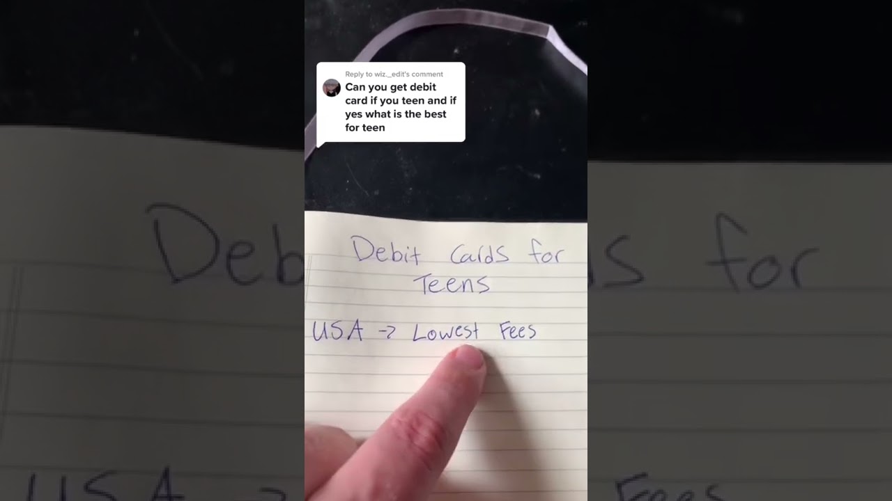 How to get a debit card for teens