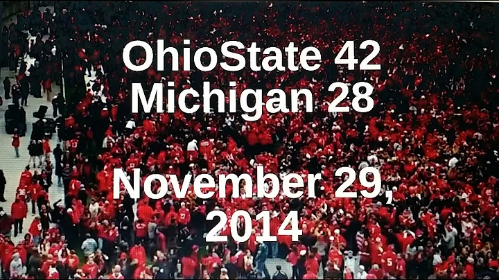 Ohio State beats Michigan: Sweet Caroline postgame