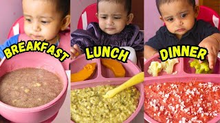 7 to 12 Months Baby food || Breakfast, Lunch, Dinner || Homemade Baby Food  @KidsNutrihealth