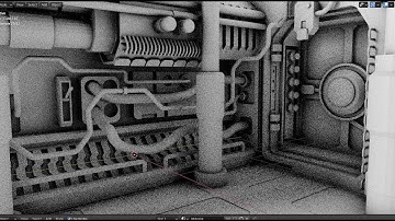 Sci-fi Spaceship Room - Grid Modeler (blender addon)