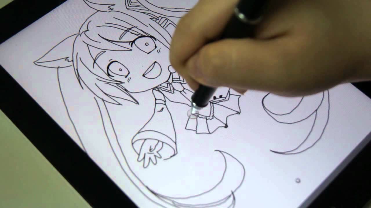 DAGi Accu Pen stylus P508 paint draw on iPad YouTube