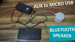 TUTORIAL cara membuat KABEL AUX JACK 3.5 male TO MICRO USB male -BLUETOOTH SPEAKER WIRELESS