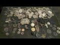 Монеты в обычных  сельских огородах