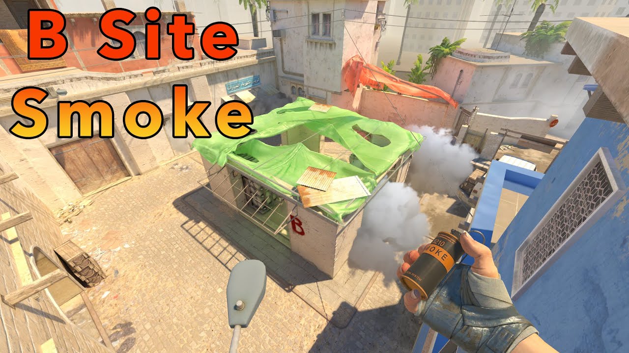 CS2 Mirage B Site Smokes - YouTube