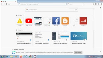 Firefox: how to import bookmarks from chrome to Firefox