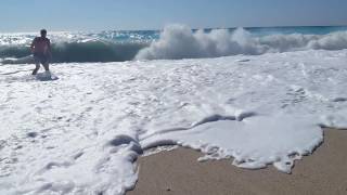 Amazing waves on Kathisma Beach - July 2016