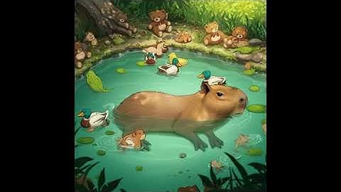 Nhạc Thiếu Nhi Capybara - Vui Nhộn Cho Bé | Melody Kids #Capybara #Nhacthieunhi #hoathinhchobe
