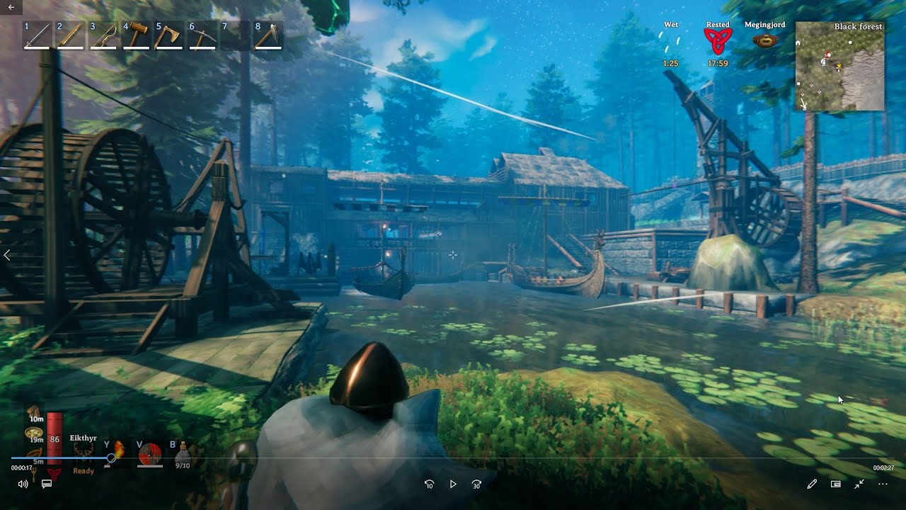 Valheim to the iron age (Basewalkthrough) YouTube