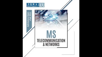 MS Telecommunication & Networks #AdmissionFall2021