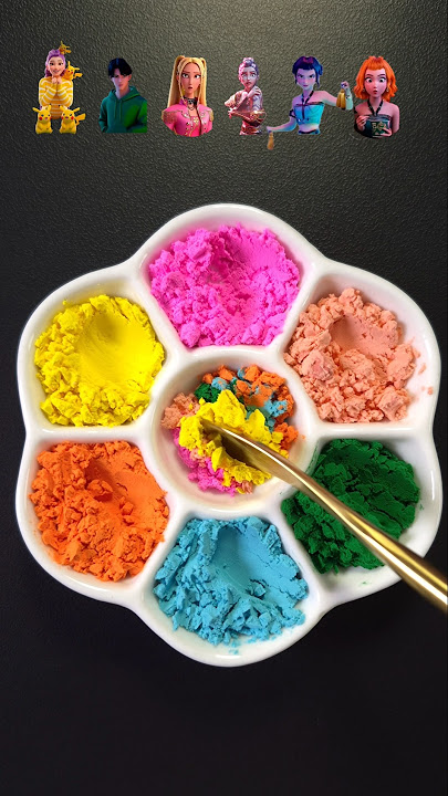 Guess The Mixed Color Of KPop Demon Hunters (Part-8) 🔥 #kpop #colormixing #sodapop #satisfying #art