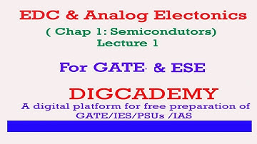EDC & AE Semiconductors L3 Charge balance and law of mass action