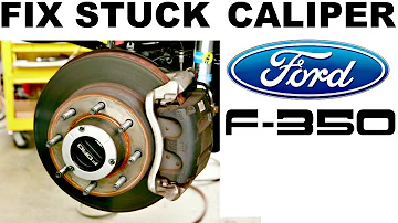 How To Fix Stuck Brake Caliper Ford F250 F350