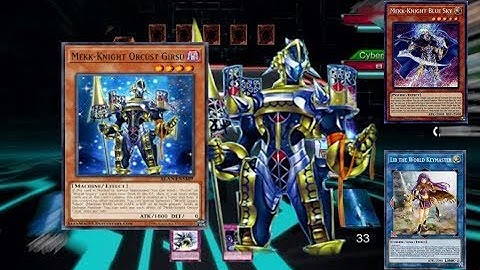 YGOPRO 2.5 Cards MEKK-KNIGHT ORCUST GIRSU (Pure Mekk) full handloop