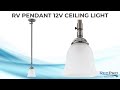 RV Pendant 12V Ceiling Light