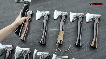 Rìu đi rừng XỊN XÒ - Hàng Chuẩn Của HTX Dao Phúc Sen