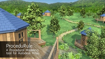 ProceduRule: A Procedural Modeling Tool for Autodesk Maya