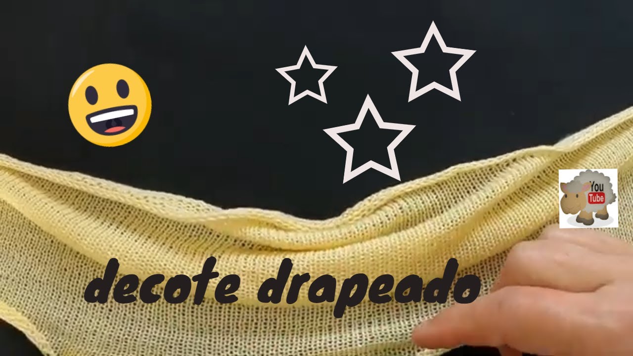 Como fazer um decote drapeado volumoso em máquina de tricô