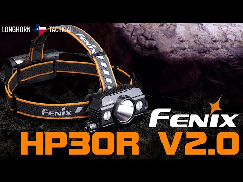 Fenix HP30R v2.0 3000 Lumen Spotlight & Floodlight Rechargeable Headlamp Powerbank