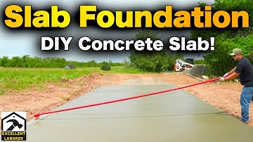 How To Build a Monolithic Slab Foundation – DIY Start to Finish (No Crew, Minimal Tools!)