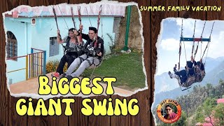 Biggest Giant Swing in Kanatal | Yeh kya hua 🫣 #kanatal
