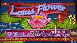 ★HOPE YOU LIKE THIS BEAUTIFUL GAME !★LOTUS FLOWER Slot (IGT) ☆$250 Free Play☆栗スロ Yaamava' Casino screenshot 5