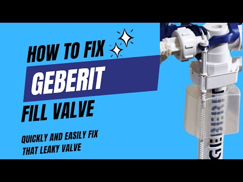 Fix That Leak - change Geberit Fill Valve Washer