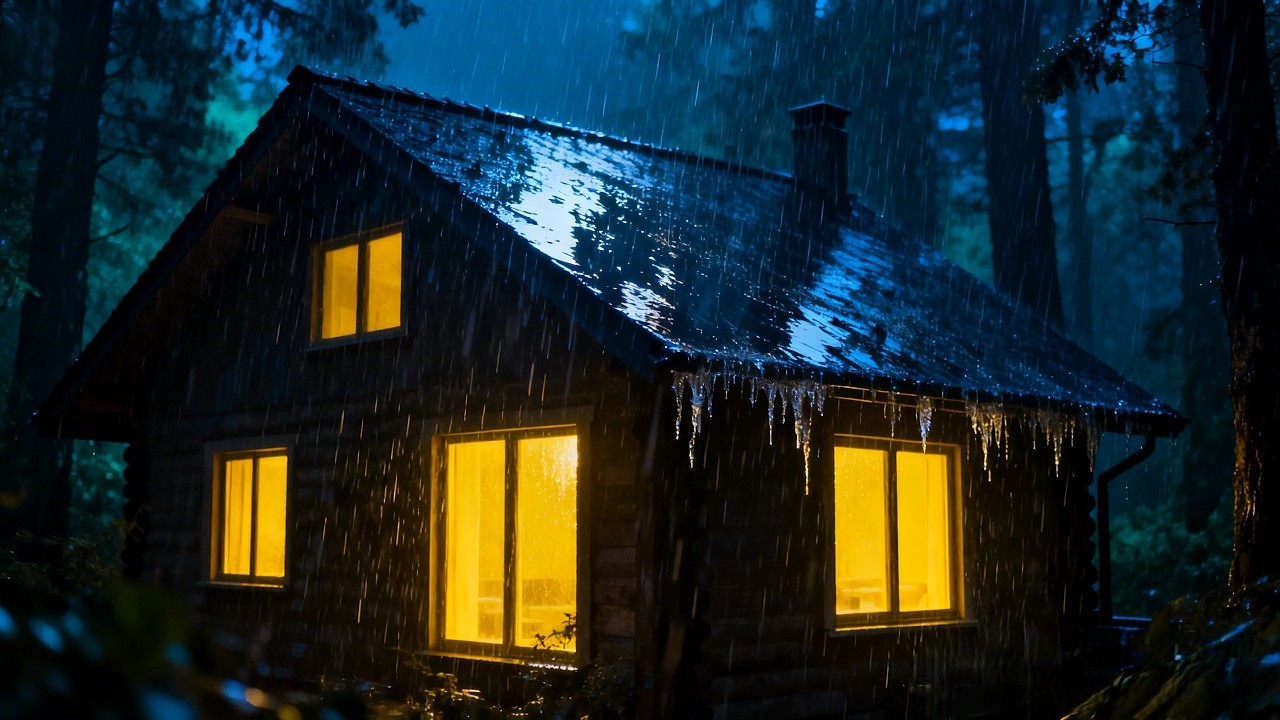 Deep Sleep Music - Relaxing Piano for Healing with Rain Sounds - Insomnia Relief, Anxiety & Calming