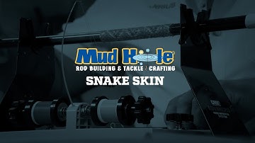 How to ADD REAL SNAKE SKIN to Your Next CUSTOM FISHING ROD | Mud Hole Rod Building Instructor Series