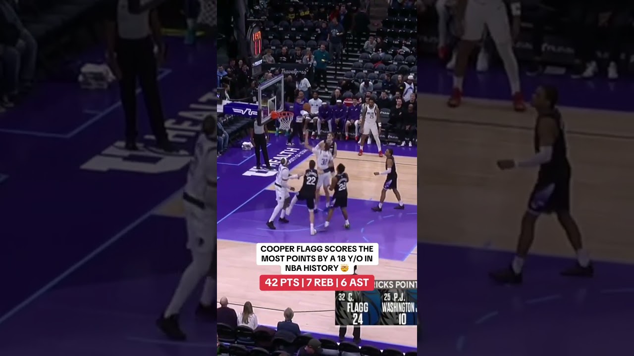 Cooper Flagg makes history 😱