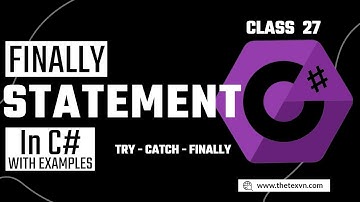 C# - Finally Statement (Try - catch - finally) | C# Tutorial Class 27 in اردو/हिन्दी