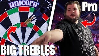 How Many 180's Can A Pro Hit On A Double Sized Treble 20!?