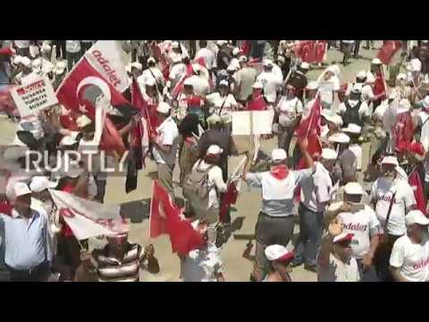 Turkey: Epic protest march by CHP supporters ends at rally by Istanbul’s Maltepe prison