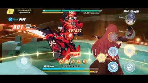 [HI3rd] Eden vs MR-06X Hephaestus in v5.7 Elysian Realm Deep Sequence Abstinence Clear Time 00:03