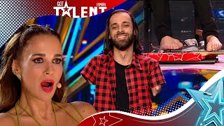 Toca la GUITARRA con los pies y deja al jurado SIN PALABRAS | Audiciones 1 | Got Talent España 2023