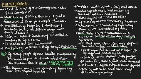 MULTIPLEXING in communication system || EC Academy