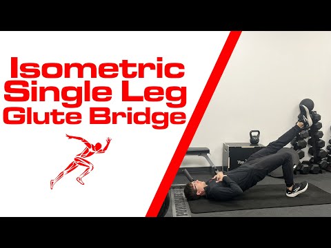 Isometric Single Leg Glute Bridge video thumbnail