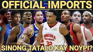 PBA GOVERNOR'S CUP PARTIAL OFFICIAL IMPORTS