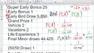 Independent Events with the Sick Kids 2015 Lotto Grade 12 Data Management Lesson 6 1 2 2 15