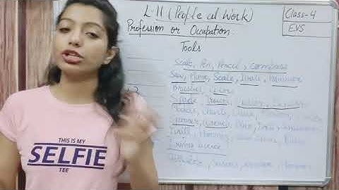 Class 4 EVS session L-11 People at work (Bookwork)