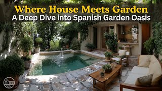 Garden Oasis: Designing a Small Spanish Home Surrounded by Lush Greenery