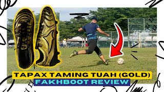 Try Main Bola Guna Boot Tapax Made In Malaysia, Setanding Mizuno? Fakhboot Review