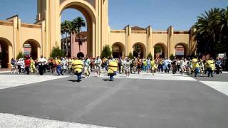 Minions Flash mob at Universal Studios Florida