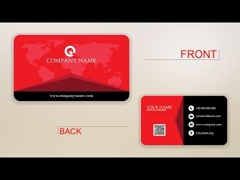 Illustrator tutorial - Business card design