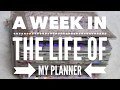 A Week in the Life of my Planner - December 2019