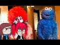 Las Quintillizas reaccionan a Ronald Mcdonald vs Cookie monster ❤️🧡💙🩷💚 (XD)