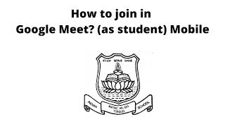 How to join Google Meet (as students) exclusively for Indian Matric Hr Sec School, Tittagudi screenshot 4