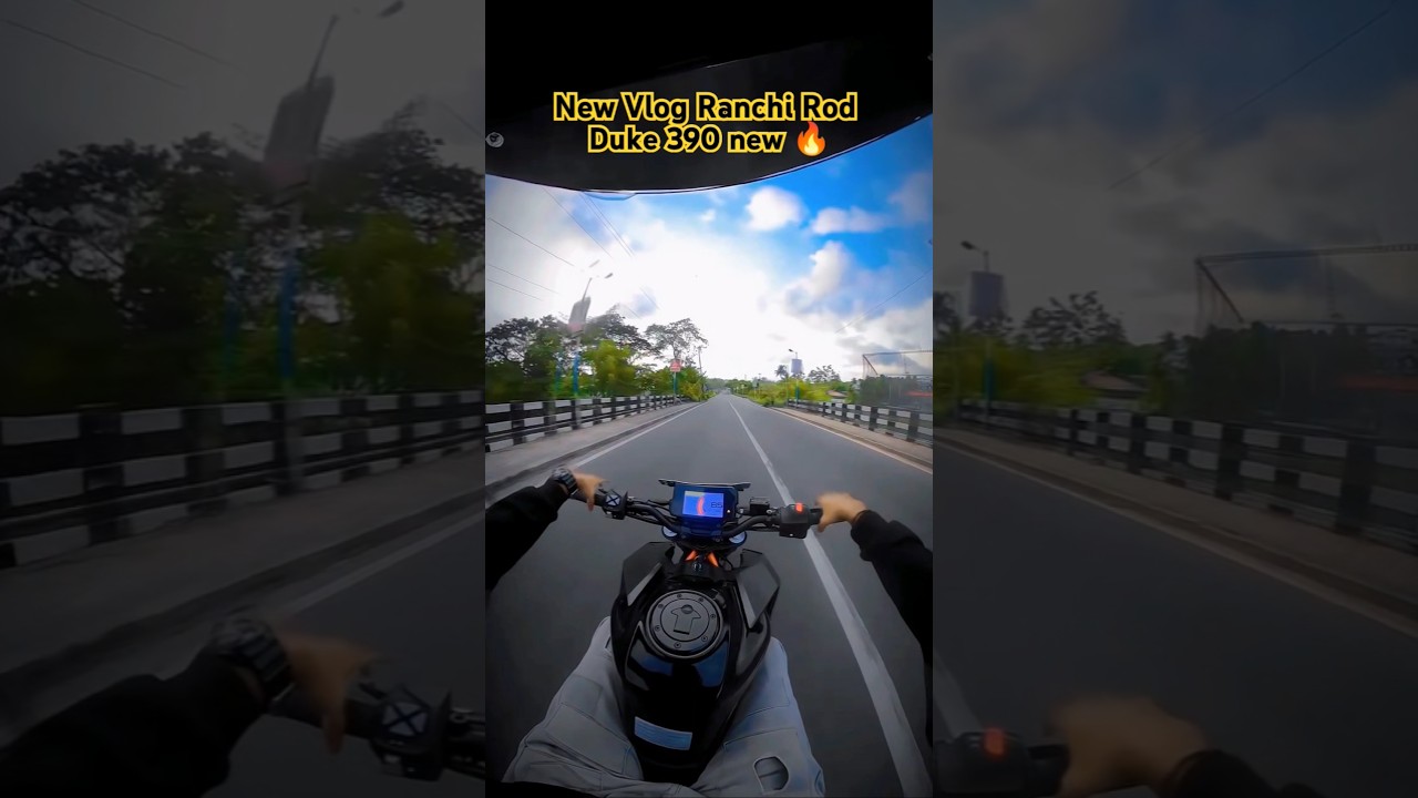 First Vlog Ranchi Ride 🔥 duke 390 shorts 🚀